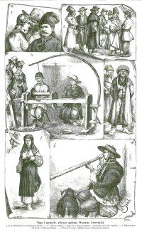 typy i postacie z Wystawy Lwowskiej 1877