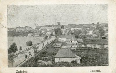 Za³o¼ce pocztówka 1909 awers