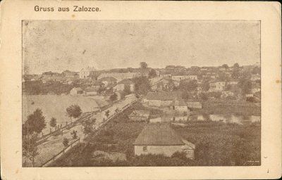 Za³o¼ce pocztówka 1915 awers