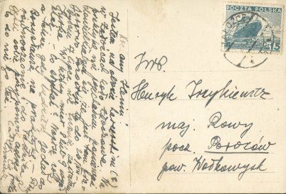 Załoźce pocztówka 1936